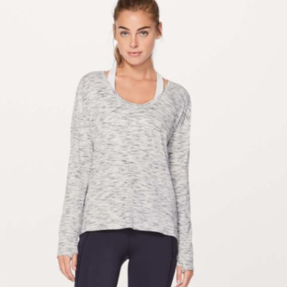 Lululemon Meant To Move Long Sleeve Tiger Space 10